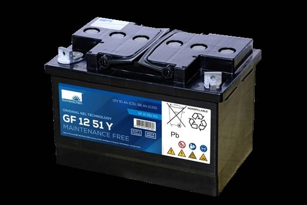 Sonnenschein GF12 051 YG-1 51Ah GEL batteri.