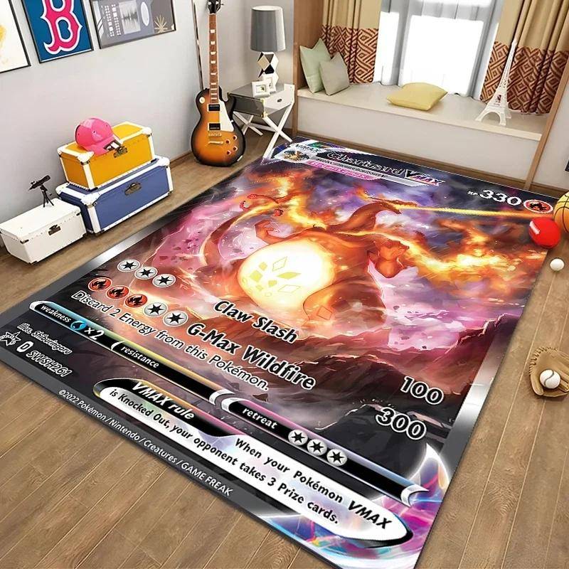 Disney Japansk Anime Mönster Matta Pokemon Kort för Sovrum Vardagsrum Anime Mattor för Flickrum Golvmatta Heminredning 50x80cm