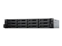 (ComputerSalg) Synology RackStation RS3621RPxs - NAS-server - 12 bays - 144 TB - rackversion - SATA 6Gb/s - HDD 12 TB x 12 - RAID 0, 1, 5, 6, 10, JBOD, RAID F1, 1 h