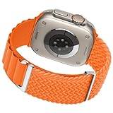 Alpine Loop Apple Watch Ultra armband 49mm, 45-42mm sport, dubbel textilstretch, nylon, titan, G-krok, armband för iWatch Series Ultra 8-7-6-5-4-3-2-1 SE, kvinnor och män