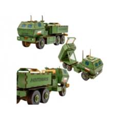 PuzzleOK MILITARY VEHICLE Puslespil i træ 3D militærmodel