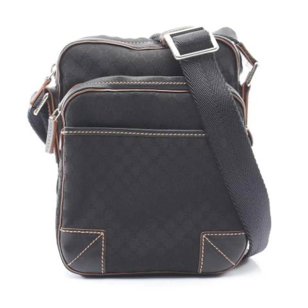 Celine Vintage - Pre-owned Vintage Canvas Crossbody Bag Vintage - Dam - ONE Size - Läder