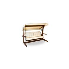 Trädgårds Trippel Gungstol Viva Beige - Beige, 237 x 100 175 cm Hängsoffa
