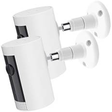 Gresur Wall Mount for Ring Indoor Cam and Ring Stick Up Cam 360 Degree Adjustable Mounting Bracket for Ring Camera Outdoor Indoor Security Camera vit