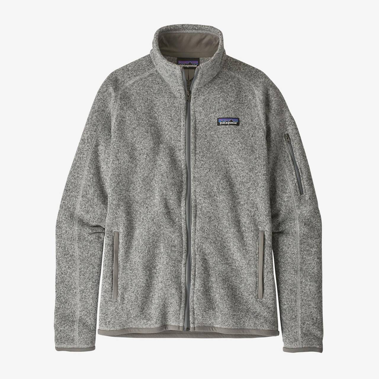 Patagonia Womens Better Sweater Jacket (Hvid (BIRCH WHITE) Large)