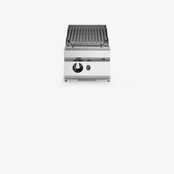 Lavastensgrill gas enkel stål R700