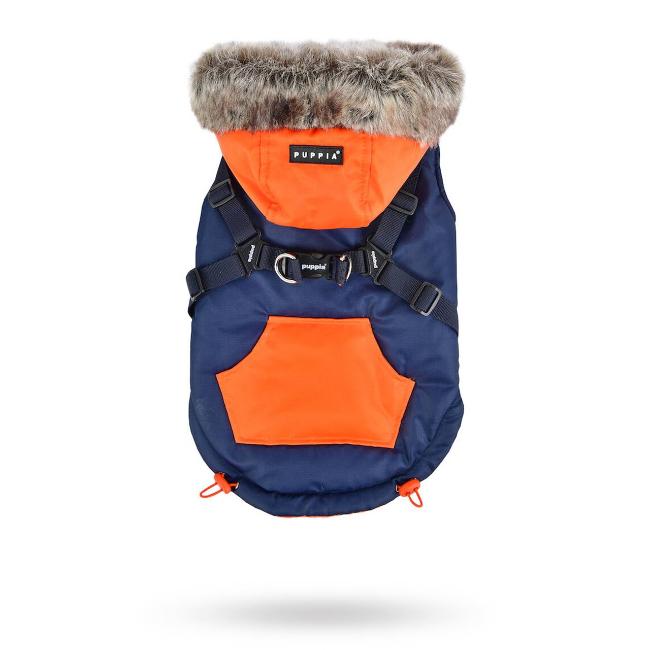 Orson Navy/Orange - Hundtäcke med Luva och Integrerad Sele - navy (xl)