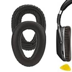 Geekria QuickFit ersättningsöronkuddar för Sennheiser PXC 550, PXC 550-II trådlös, MB 660 UC, MB 660 UC MC-serien hörlurar öronkuddar, headset öronkuddar, öronkåpor, reparationsdelar (brun)