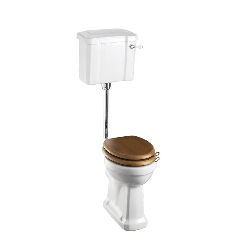 Toalettstol Burlington P2 Låg 440 mm med Mjukstängande Sits Ek