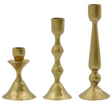 House Doctor Castle Lysestage 3 Dele Antik Messing - Fyrfadsstager Jern Antique Brass - 900000090