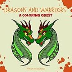 Dragons and Warriors: An Anime Coloring Story of Love and Bravery - Pocketbok