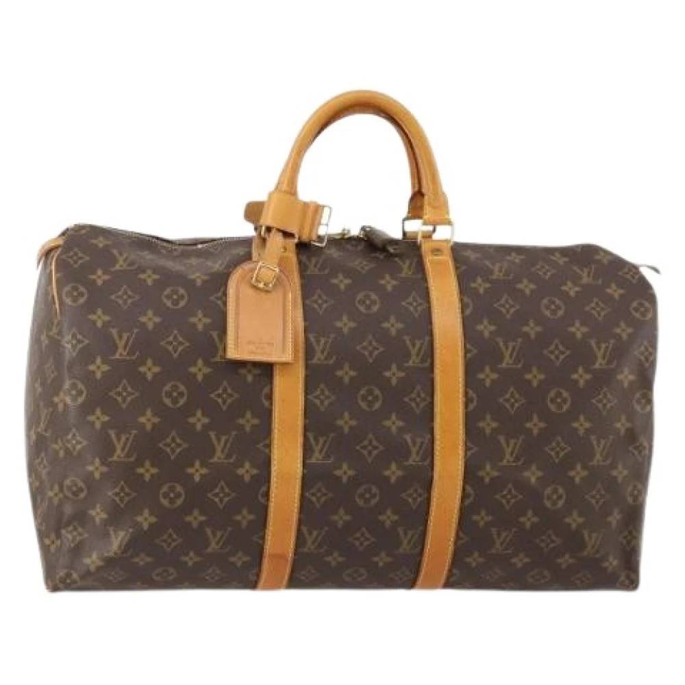 Louis Vuitton Vintage Pre-owned Keepall 50 Boston Bag - Vintage - Dame - Brun - ONE SIZE - Læder