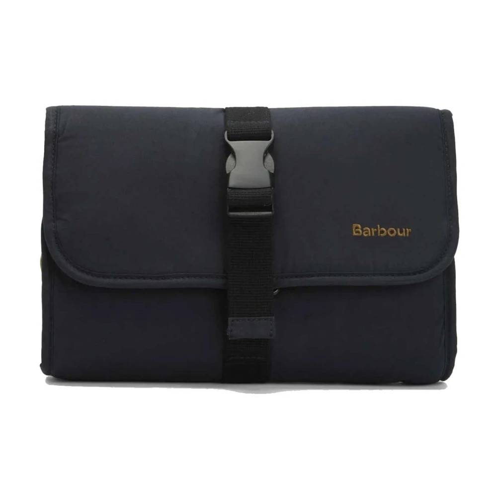 Barbour, Accessories , Herre, Blå, ONE SIZE, Bomuld, Transport Hængende Toilettaske