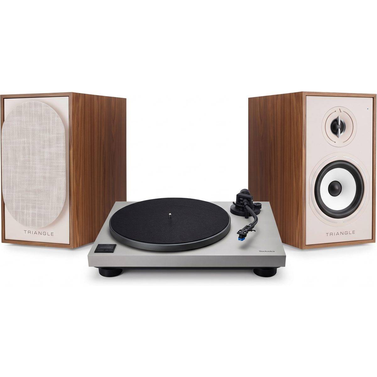 Technics + Triangle SL-40CBT silver + BR02 Connect ek (2-pack)