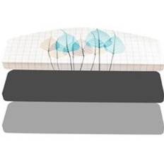 55*22*4cm sj&#xE4;lvh&#xE4;ftande pvc trappsteg trappa halkfri matta t&#xE4;ckplatta woodden inomhus trappmatta f&#xF6;r heminredning - A1