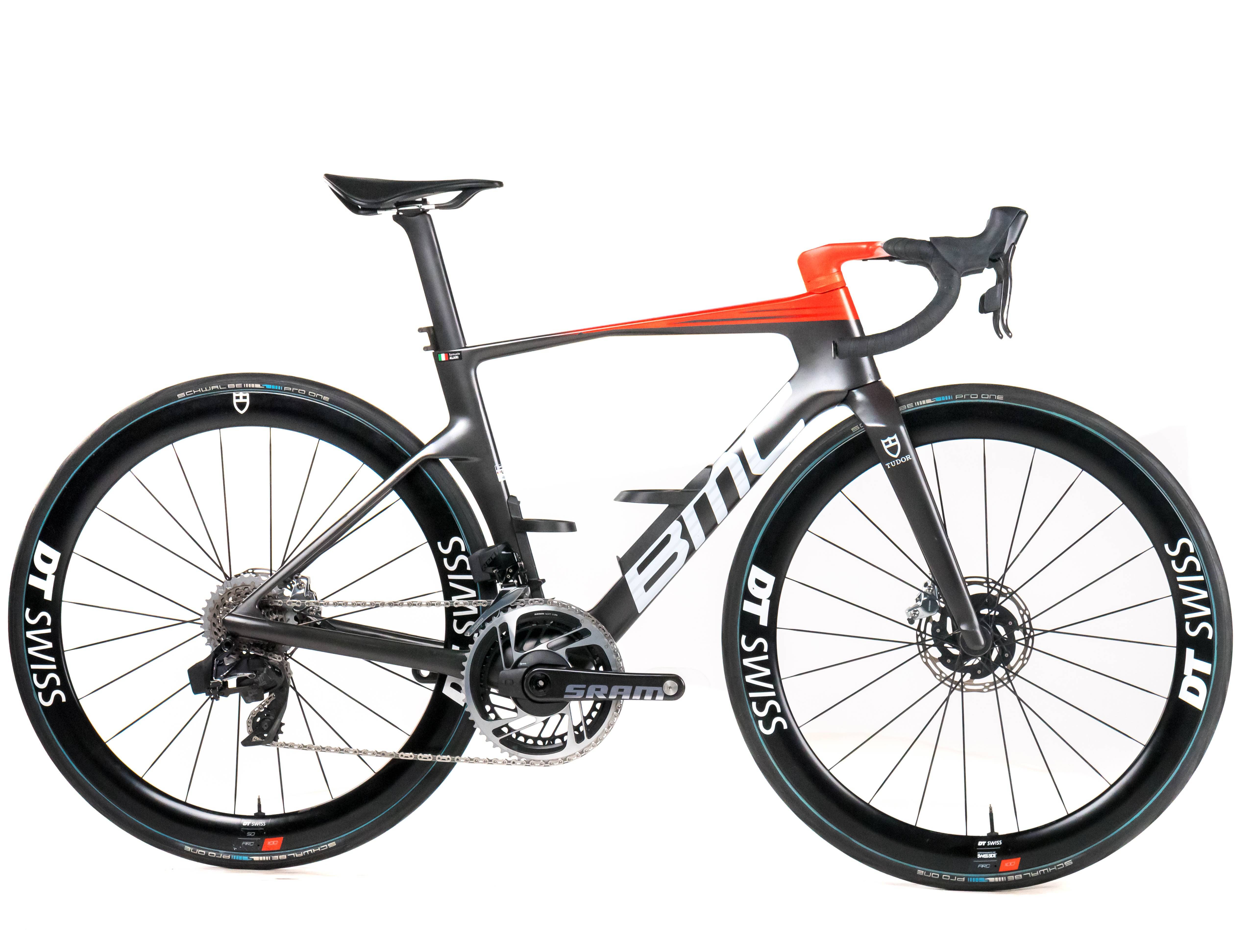BMC Teammachine R 01 2024 Team Tudor Pro Cycling Samuele Alari size 51 Sram Red eTap AXS D1 2x12sp - Bikeroom / 51 / Carbon-White-Red