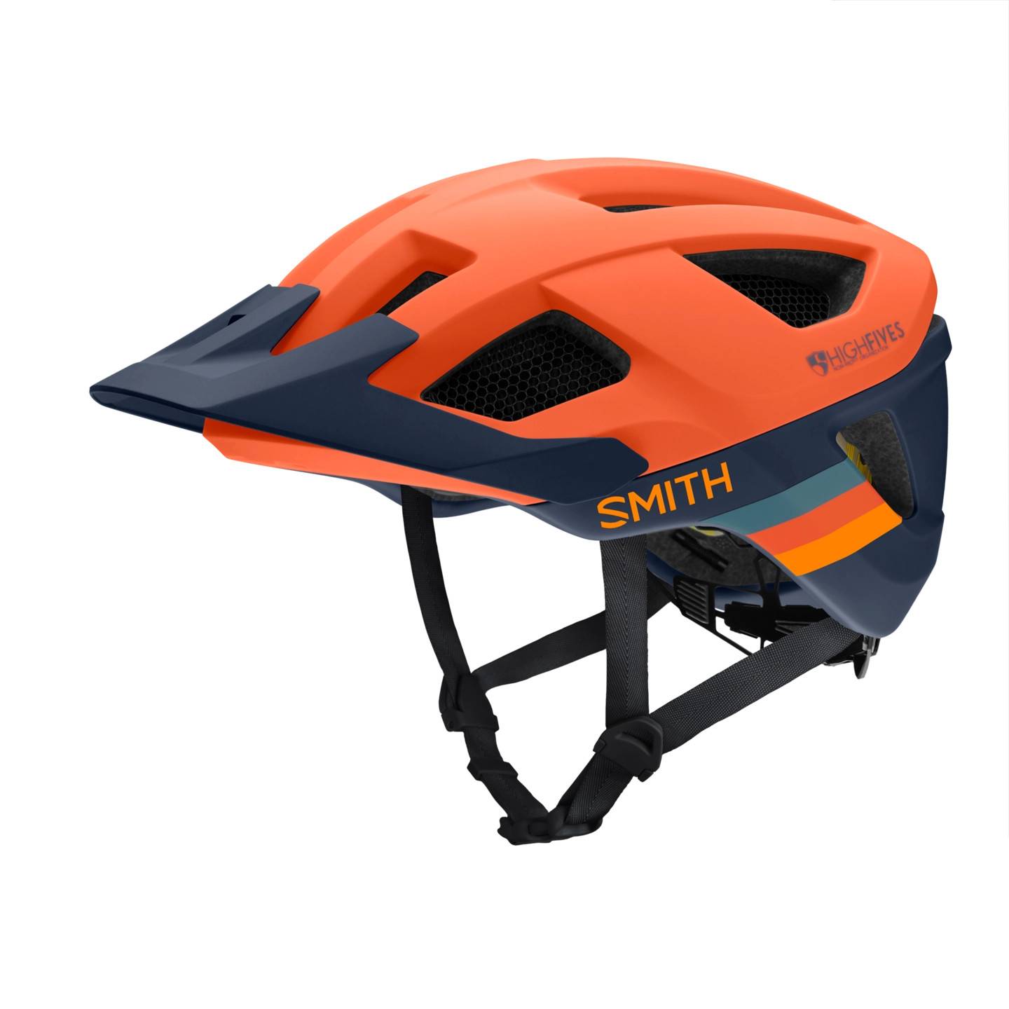 Smith Session MIPS Cykelhjälm Matte High Fives, Str. L - Orange (L)