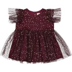 MarMar Ballerina Dotty Deep Mulberry Deandra Kjole 4 mdr/62