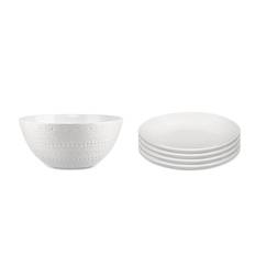 Servis set Skål & Tallrik Cult Design Orient Vit 5 delar
