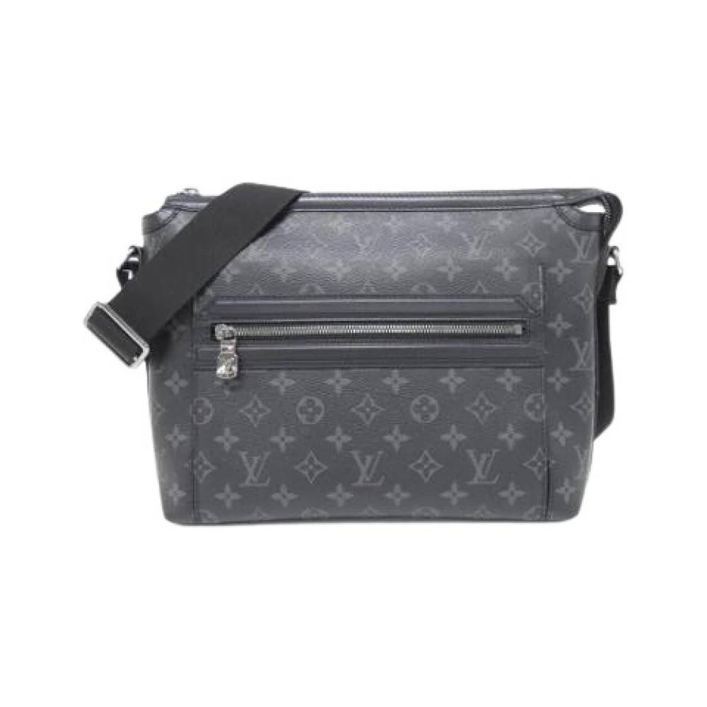 Louis Vuitton Vintage Pre-owned Canvas Skuldertaske - Vintage - Herre - Sort - ONE SIZE - Uld