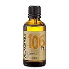 Naissance Patchouli Essential Oil (nr 106) 50ml - Pure, Natural, Cruelty-Free, Vegan och Outspädd - för användning i aromaterapi, massage mix och diffusorer