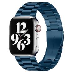 Apple Watch Ultra/Ultra 2 49mm etc Rustfrit stål Urrem - Blå