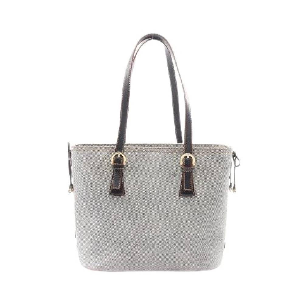 Salvatore Ferragamo Pre-owned - Pre-owned Denim Leather Tote Bag Vintage - Dam - ONE Size - Denim