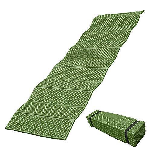 Lixada 190 x 57 cm campingmatta ultralätt skummatta sits vikbar strandmatta picknickmatta sovdyna utomhusmadrass