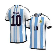 2022 VM Argentina trøje nr. 10 Messi fodboldtrøje