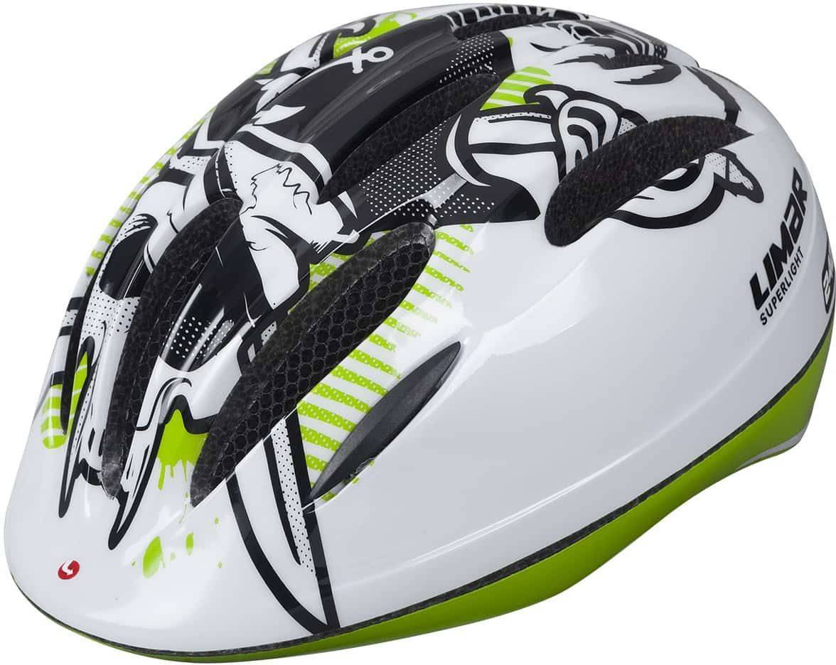 Limar 242 Pirate Green Cykelhjelm Børn m/lys - Small (46-51 cm)