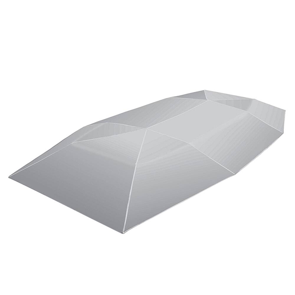 Universal bil styling uv 4 * 2.1m bil paraply solskydd tält oxfordduk silverfärgad uv -skydd biltillbehör - silver--