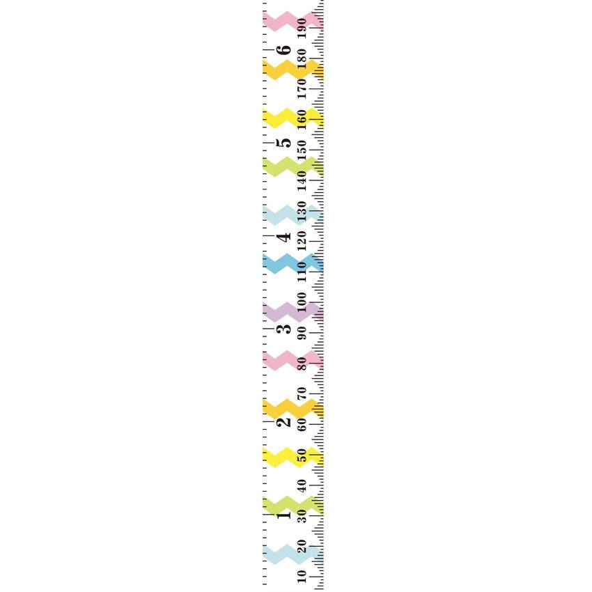 Trä vägghängande barn dekorativa tillväxt diagram väggdekal för barnrum dekoration höjd mått linjal baby tillväxt diagram - R