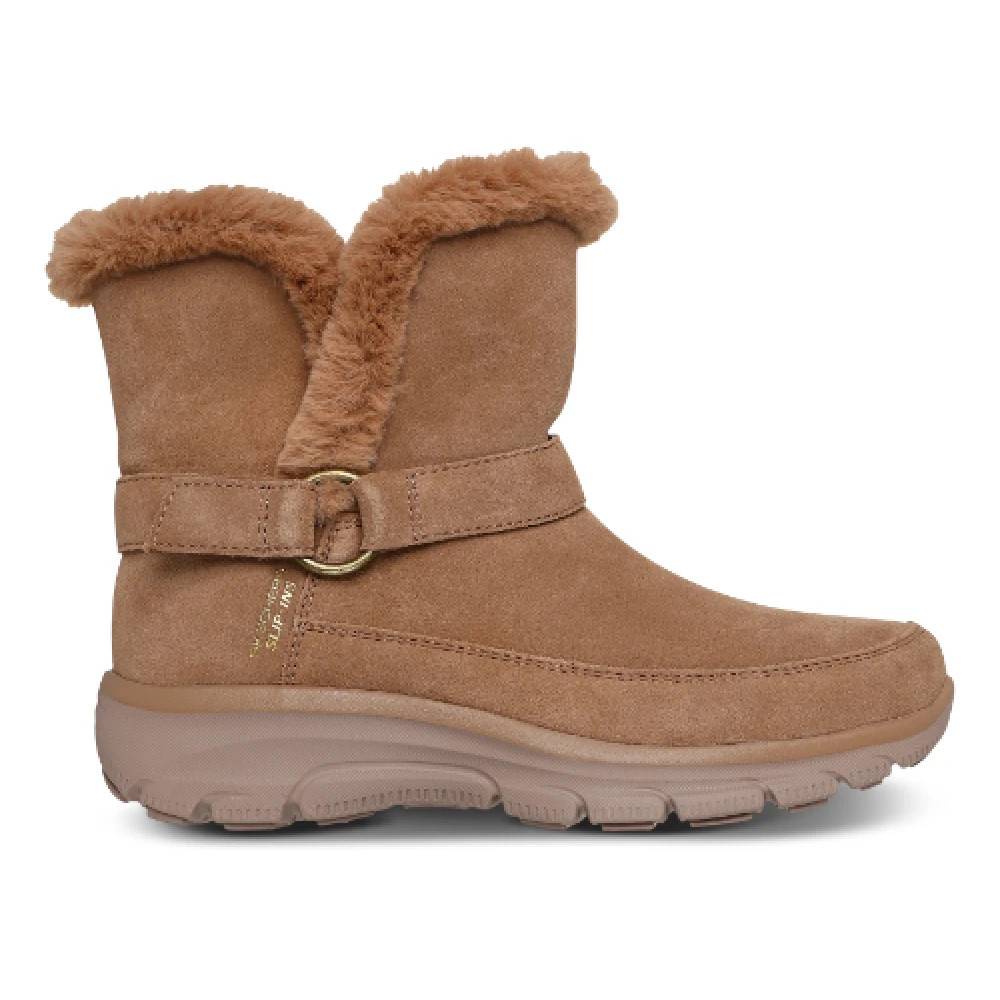Skechers - Slip-ins Relaxed Fit Easy Going Dreamers Luxe Vibes Vinterkänga Träning - Dam - 39 EU - Mocka