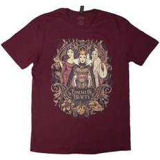Disney - Disney Unisex T-Shirt: Essence Of Beauty (Maroon Red)