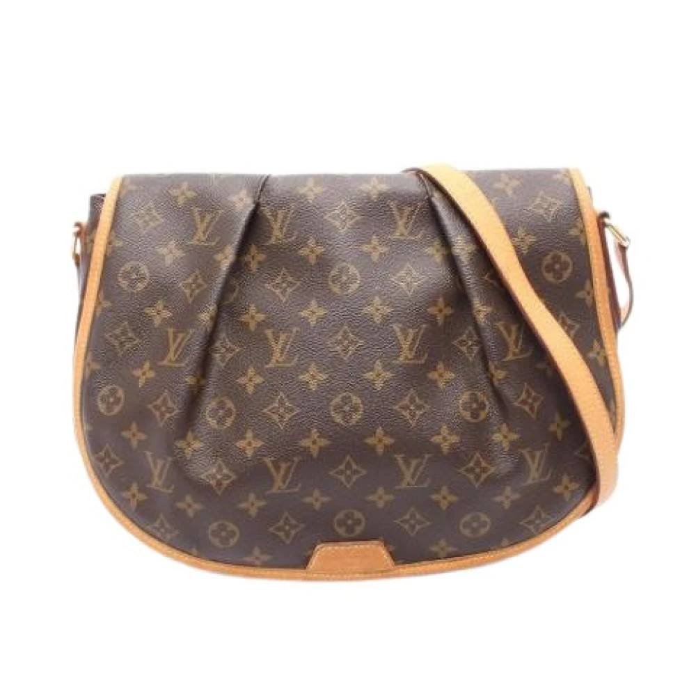 Louis Vuitton Vintage Pre-owned Vintage Monogram Skuldertaske - Vintage - Dame - Brun - ONE SIZE - Uld