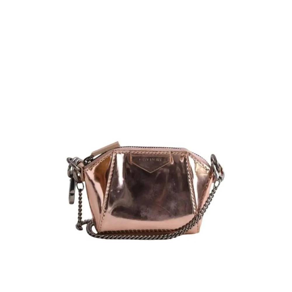 Givenchy Pre-owned Pre-owned Patent Leather Shoulder Bag - Vintage - Dame - Lyserød - ONE SIZE - Uld