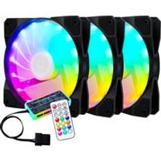 Customized low price  good quality 15 LED light 120mm computer cooling fans rgb fan for gaming