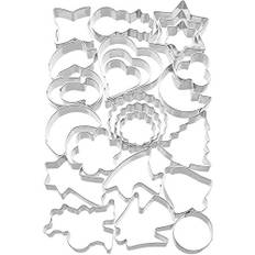 Original Kaiser Ausstechformen Weihnachten 25-teilig, Plätzchen Ausstecher, Keksausstecher Weihnachten, Cookie Cutter, zum Ausstechen von Plätzchen/ Keksen/ Fondant