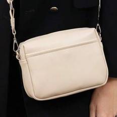 Women&#39;s Casual Fashion Square Shape Sling Shoulder Camera Bag - Beige