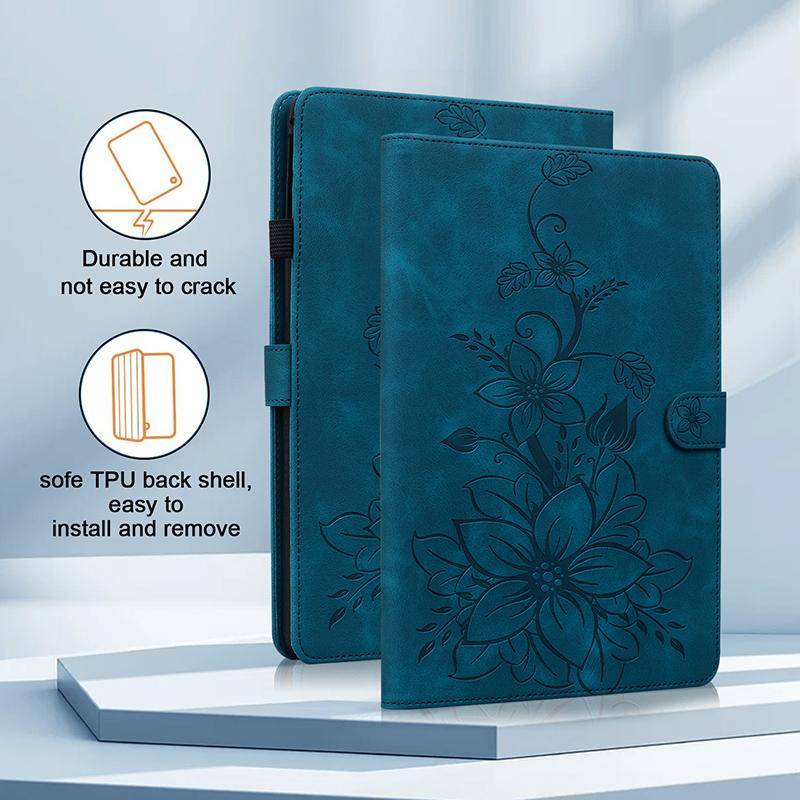 Läderfodral för Samsung Galaxy Tab S10 FE Plus 13.1 tum Fodral S10 Lite S11 S9 S7 S8 X700 S7+ T730 S9 FE Plus 12.4  Surfplatta Cover