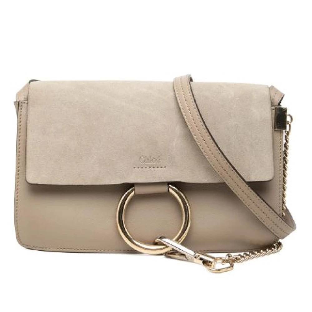 Chloé Pre-owned Pre-owned Faye Crossbody - Vintage - Dame - Brun - ONE SIZE - Uld
