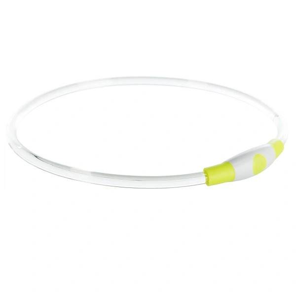 Trixie Flash blinkhalsband Grön S-M