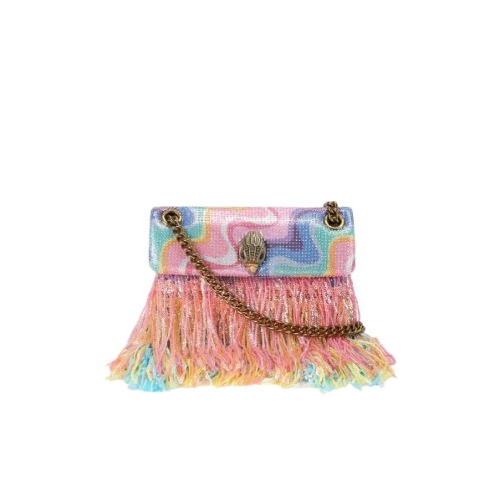 Kurt Geiger - Mini Kensington Fringe Väskor - Dam - ONE Size - Fuskpäls
