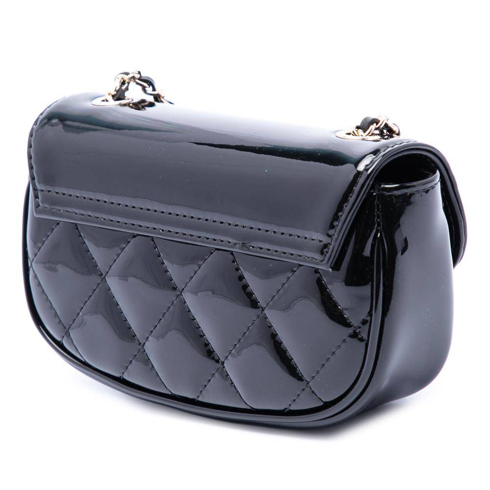 Chanel Vintage Chanel Flap Bag Stl. - Chanel Vintage Från Magasin - Black (L 9cm x W 14cm x D 3.50cm)