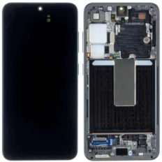 Samsung Galaxy S23 OLED skærm med ramme (Phantom Black) (Original)