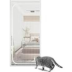 Nätnät, husdjurssäkert nätnät, Cat Escape Mesh Dörrskydd Mesh Anti-Riv insektsnät Dörr for trädgård/bakgård(85x200cm)