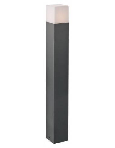 TOGO Bedlampe i aluminium og polycarbonat H70 cm 1 x E27 - Mat mørkegrå
