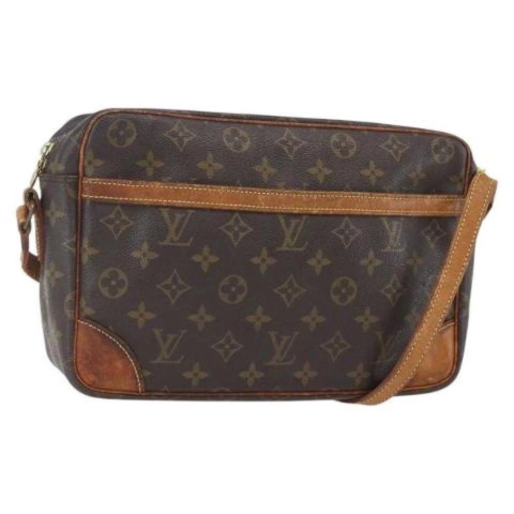 Louis Vuitton Vintage Pre-owned Canvas Cross Body Taske - Vintage - Dame - Brun - ONE SIZE - Tyl