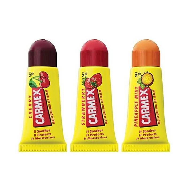 Carmex Mini Balsami Labbra Idratanti SPF15 Trio 3 Unità — Balsamo labbra