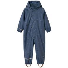Name It Regnoverall m. Fleece - NmmTorr - Vintage Indigo - Name It - 3 år (98) - Regnoverall
